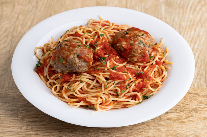 spaghetti and meatballs